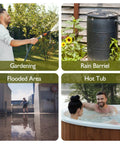 Gardening, rain barrel, flooded area, and hot tub uses for 115V Water Transfer Pump For Home Use, Portable Electric Utility