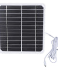5V 20W Solar Panel For Outdoor Security Camera With USB-C And Charger, IP66 Waterproof, Type-C Cable Included