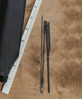 Heavy Duty Folding Umbrella Repair Kit Featuring Slick 8 Bone Metal Ribs And Weather Tough Frame for black metal ribs and measuring tape.
