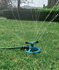 Automatic Lawn Sprinkler For Large Yards, ABS Plastic Rotary Sprinkler With Three Arm Design, 360 Degree Coverage on grass