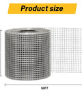 Hella Sturdy 5 Inch Stainless Steel Mesh Roll For Rain Gutters Solar Panels Rust Proof Leaf Deterrent And Critter Screen Easy Cut showing dimensions.