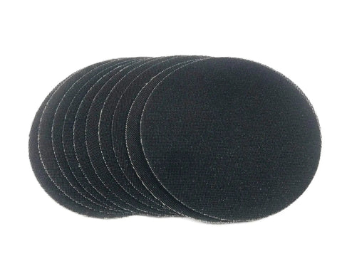 Silicon Carbide 60 Grit Screen Sanding Discs, 17 Inch, Two-Sided Mesh Discs, 10-Pack for Floor Refinishing, stacked view
