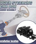 Complete Power Steering Gear Box Assembly Fits Chevy C10 C20 C30 And Gmc R2500 Jimmy R3500 1980 1991 OE 7846958 gearbox with installation details.