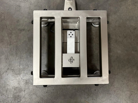 Top view of Hella Durable 20 By 20 Inch Industrial Floor Scale Platform With Digital Display and waterproof stainless steel design.