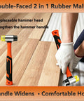 DIY Friendly Laminate Wood Floor Installation Kit With Tapping Block Pull Bar Double Sided Notches Floor Spacers Rubber Mallet