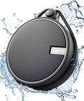 Rugged IP67 Waterproof Bluetooth Speaker With Submersible Design, Portable Tiny Speaker with water splashes in background