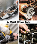 Pro Grade 25 Piece 3/8 Inch Drive Screw Extractor Set used with power tools and air tools for removing broken bolts and screws.