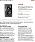 Two 305P MkII 5 Inch 2-Way Active Studio Monitors With Image Control Waveguide, product image with features and specs summary.