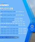 NOVAPARTS 904-214 application graphic for electric vacuum pump; blue background, model list, and important hint badge.