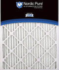 Pleated MERV 14 Air Filter 20 By 30 By 1 Inches Actual Size 19.75 By 29.75 By 0.75 6 Pack in packaging front view