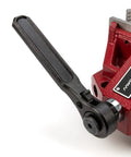 Close-up of Low Profile 6 Inch Bench Vise with Rapid Opening Rugged Steel Jaws showing swivel base handle and replaceable jaws
