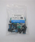 Ten Pack Potentiometers Set Top Adjust Rotary Potentiometers With Knurled Shafts 6 Pin Linear Rotary 5K 10K 20K 50K 100K
