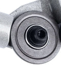 Close-up of Electric Drill Plate Shears Attachment For Sheet Metal Cutter DIY Drill Refitting Tool, cutting gear detail.