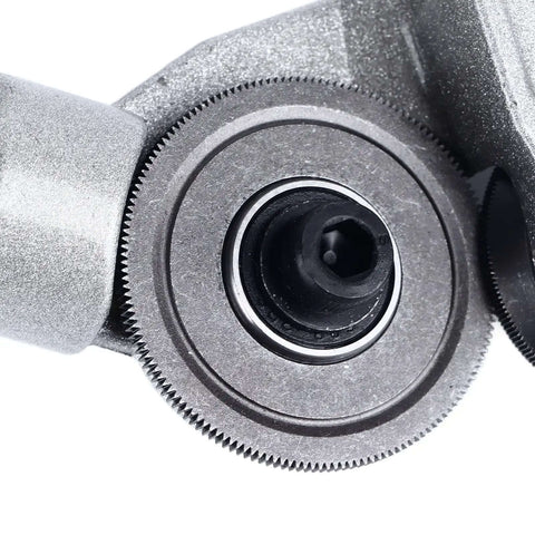 Close-up of Electric Drill Plate Shears Attachment For Sheet Metal Cutter DIY Drill Refitting Tool, cutting gear detail.