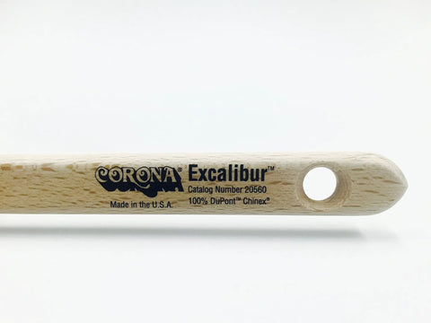 Excalibur Chinex Two Point Five Inch Pro Grade Paint Brush Unfinished Hardwood Sash Handle