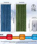 Ultralight RDS Down Sleeping Bag for Adults, 650 Fill Power, 42 to 52F Comfort Range, 20oz Packable, shown compressed and unrolled.