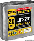 Extreme Heavy Duty 20 Mil Tarp Cover Waterproof UV Resistant Rip And Tear Proof Poly Tarpaulin With Reinforced Edges Package