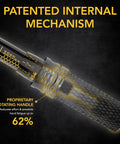 Close-up of Bike Torque Wrench Set 1/4-Inch Drive, 15-Piece Kit with Patented Internal Mechanism and rotating handle.