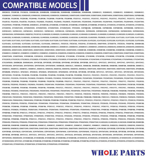 Upgraded Whole Parts Range Lower Oven Door Gasket With 23 Mounting Clips Replacement And Compatible With GE And Kenmore Ovens Or Ranges WB41T10003 For Easy Installation