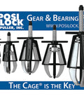 PM5 Puller Set 2 To 20 Ton Capacity Five Piece Manual Puller Kit displayed with various Posi Lock gear and bearing pullers.