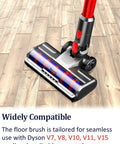 Cordless Vacuum Floor Attachment Kit For V7 V8 V10 V11 V15 Handheld Vacuums with LED Lights No Fuss Soft Roller Brush