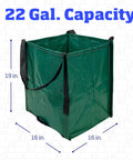 Heavy Duty Storage Tote Bag 22 Gallon Rugged Woven Polypropylene Moving Organizer Reusable Self Standing Design