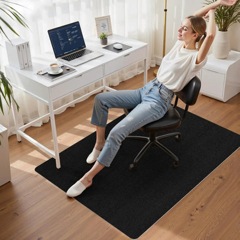 Office Chair Mat For Hardwood Floor No Slip Protection For Rolling And Gaming Chairs 36x48 Inches Heavy Duty Floor Protector