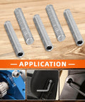Internal Hex Socket Set Screws M3 X 6mm 304 Stainless Steel Flat Point Grub Screws 100 Pack For Auto Repair Machinery And General Hardware Projects For DIY Enthusiasts Corrosion Resistant