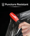 Heavy Duty Dark Blue Stretch Wrap With Built In Core Handles 20 By 1000 Feet Eighty Gauge Super Cling Plastic Film Roll in use.