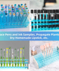 Heavy Duty 50 Hole Test Tube Rack For 13, 16, And 18mm Tubes, Multi Layer Detachable Tray Lab Tube Holder with samples and lab tools