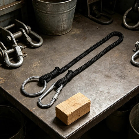 Ranch Tough Horse Stall Gate Latch With Twist Lock And Secure Barn Door Fastener designed for livestock enclosures on a workbench.
