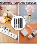25 Pack Reusable Silicone Cable Ties Ultra Flexible Cord Wraps for Electrical Cords Phone Chargers Earphones USB Cables