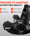 Front Steering Knuckle And Wheel Bearing Hub Assembly For Beetle, Golf, And Jetta With 280mm Rotor Left And Right Sides