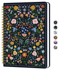 Garden Of Whimsy Lined Spiral Journal For Women A5 Hardcover Notebook For Work And Notes 140 Pages 6 By 8 Inches
