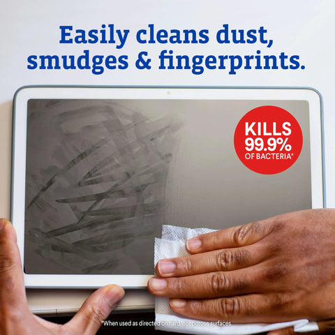Screen Sanitizing Wipes For Electronics Bleach Free Cleaning Wipes With Citrus Scent 75 Count non abrasive and safe for screens