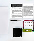 DIY Book Nook Kit For Adults With 3D Wooden Puzzle Bookend And Shelf Insert, Totally Cozy Library Decor For Shelves, Miniature House Kit With Body Motion Sensor LED Light, Travel With The Wind Edition components including LED circuit board and instructions.