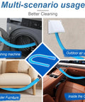 Dryer Vent Lint Cleaner Kit With Flexible Vacuum Hose Attachment for diverse cleaning scenarios including washing machines, vents.