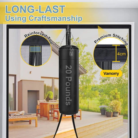 Upgraded Magnetic Screen Door Closure For 72 By 80 Inch Doors Reinforced Fiberglass Double Mesh Curtain Front Patio Mosquito Net