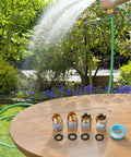 Heavy Duty Hose Repair End Fittings Connectors For 3/4 And 5/8 Inch Hoses, Quick Fix Aluminum And Zinc Alloy With Clamps, Easy Install