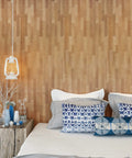 Bedroom wall with butcher block contact paper waterproof vinyl wrap for countertops and cabinets 32 by 118 inches wood grain wallpaper