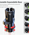Premium Adjustable 2 In 1 Cup Holder Expander For Tesla Cybertruck Console Drink Stand with Rotatable Expandable Base