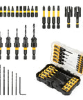 Pro Countersink Drill Bit Set For Fine Woodwork includes sharp bits and magnetic driver in a durable storage case.