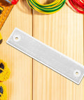 Photoelectric Sensor Reflector Rectangle for Industrial Automation Pro Grade Positioning, Compact White Plastic Panel for Busy Production Lines with Stable Polarized Beam and Reliable Sensing, white rectangular reflector with mounting holes