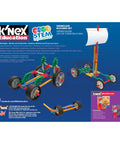 STEM Vehicle Building Kit With 130 Plus Parts For Kids Ages 8 And Up, Build 7 Hands-On Vehicles Powered By Push, Rubber Band, Wind Or Spring Motor, Learn Potential And Kinetic Energy, Velocity, Acceleration, Motion, And Graphing Concepts. K'NEX Education vehicles building set box