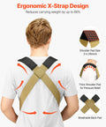 Heavy Duty Two Person Moving Straps With Adjustable Shoulder Harness And Beefy Steel Buckles For Hassle Free Hauling Of Furniture Mattresses And Appliances Without Wrecking Your Back - ergonomic X-strap design with padded shoulder pads.