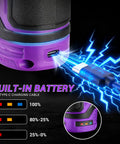 Cordless Drill 12V Power Drill Set With LED Light 800 RPM Small Drill With Three Eighths Inch Keyless Chuck Portable Tool Kit USB charging