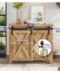 Beefy Heavy Duty Sliding Barn Door Kit For Double Cabinets With Bypass Hardware Smooth Quiet Steel Track And Pulleys Matte Black Finish