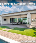 Water Based Acrylic Concrete Sealer And Paver Protector With Cure And Seal Formula Low Gloss Guard 5 Gallon Barrel in outdoor setting.