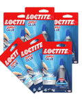 Gel Control Clear Super Glue Instant Adhesive For Plastic Wood And Metal No Drip Quick Dry Bonds Easy Side Squeeze Bottle 6 Pack