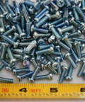 Heavy Duty M4 X 12 Phillips Cheese Head Machine Screws, Hardened Steel With Trustworthy Trivalent Finish, Solid Pack Of One Hundred Fasteners